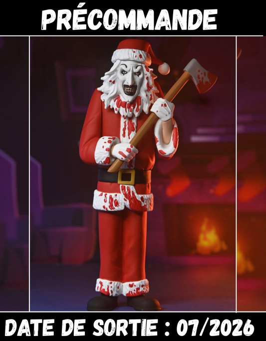 062026 - Terrifier 3 - Art the Clown Santa Bloody - Figurine Articulée Neca