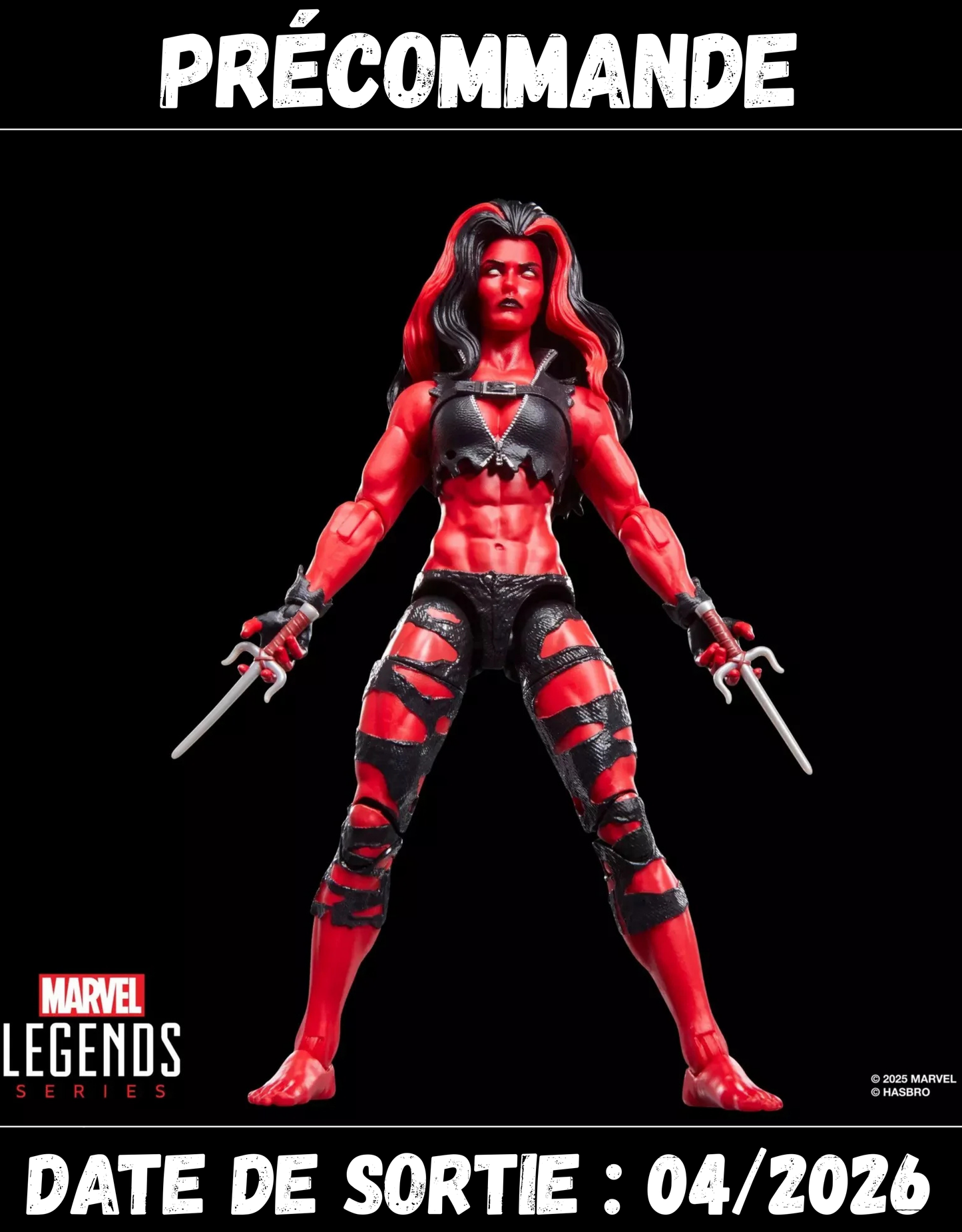 042026 - Marvel - Red She-Hulk - Figurine Articulée Hasbro