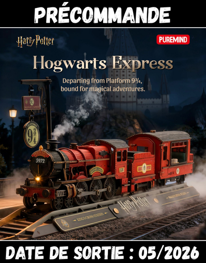 052026 - Harry Potter - Hogwarts Express (Wooden Magic Collectibles) - Maquette Puremind