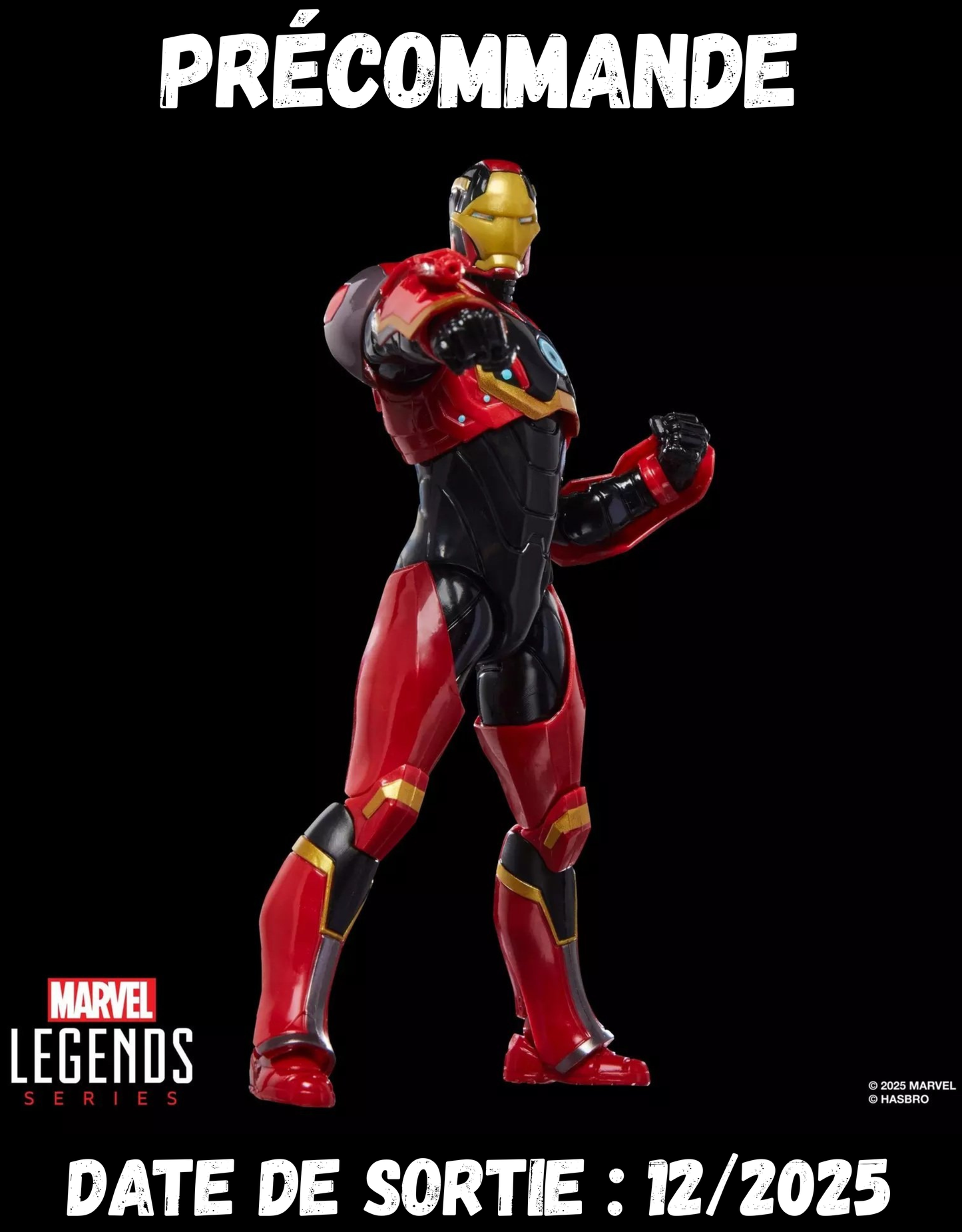 122025 - Marvel - Iron Man (Mark 72) - Figurine Articulée Hasbro