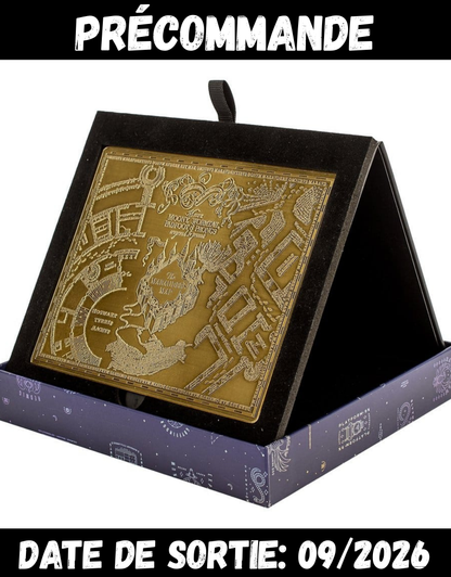 092026 - Harry Potter - réplique Marauder's Map Metal Map - Goodies AAA Marchandise