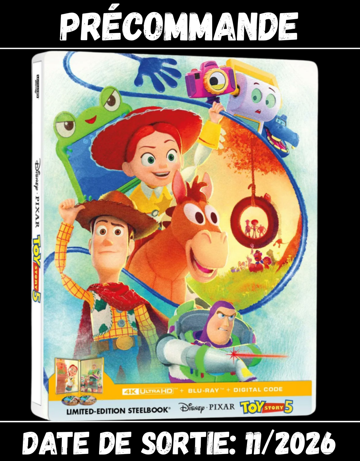112026 - Toy Story Édition Limitée SteelBook® - Combo 4k UHD + Blu-Ray