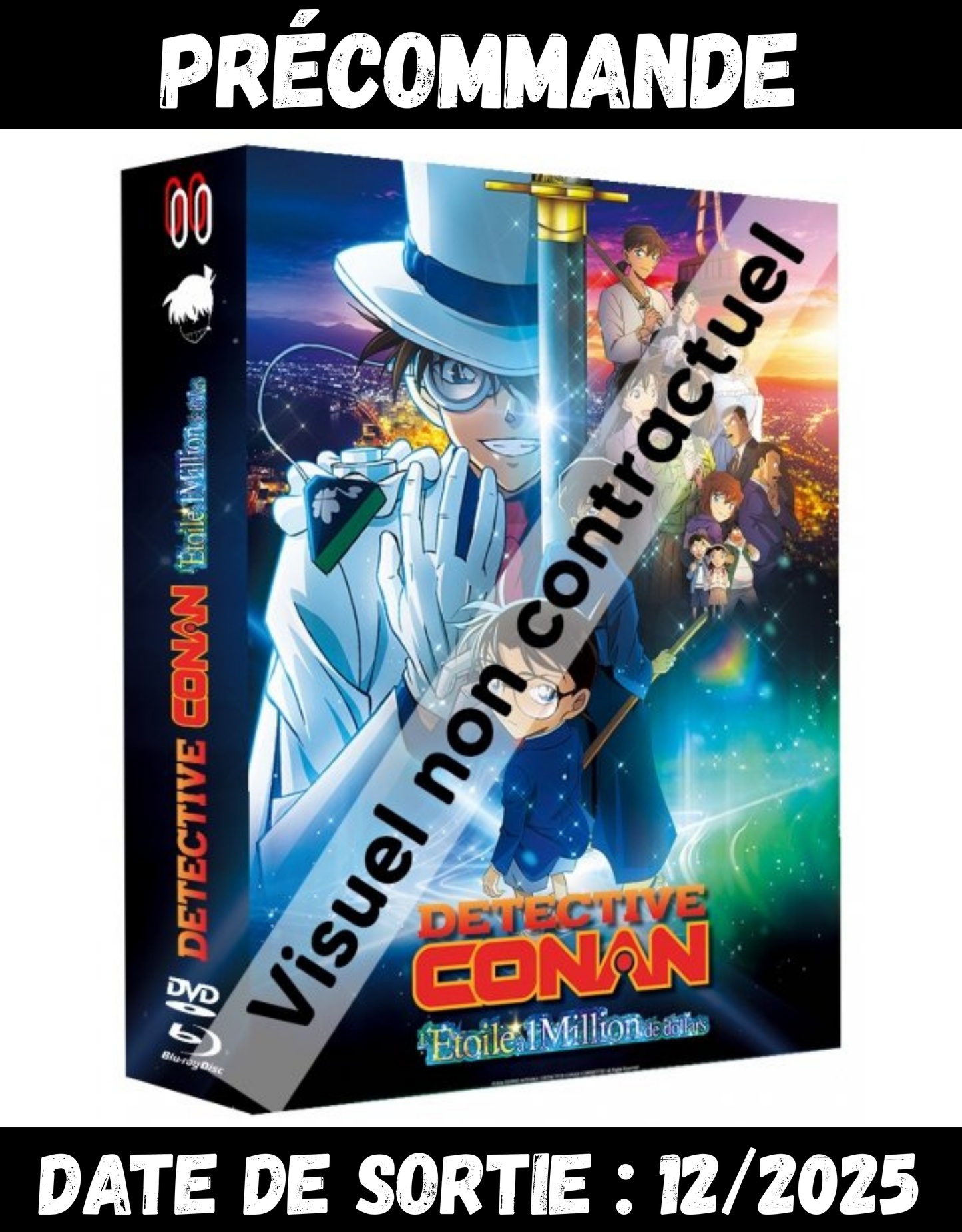 122025 - Détective Conan : l'étoile à 1 million de dollars - Combo Blu-ray/DVD
