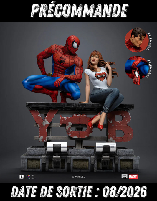 082026 - Spider-Man statuette - Spider-Man & Mary Jane - Diorama Iron Studio