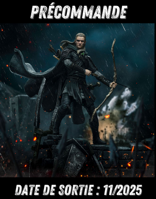 112025 - Le Seigneur des Anneaux - Legolas Unleashed - Statuette Iron Studio 1/10