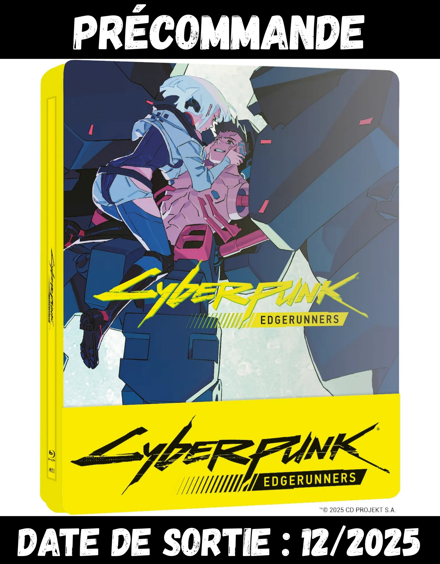 122025 - Cyberpunk : Edgerunners L'Intégrale - Steelbook Blu-ray