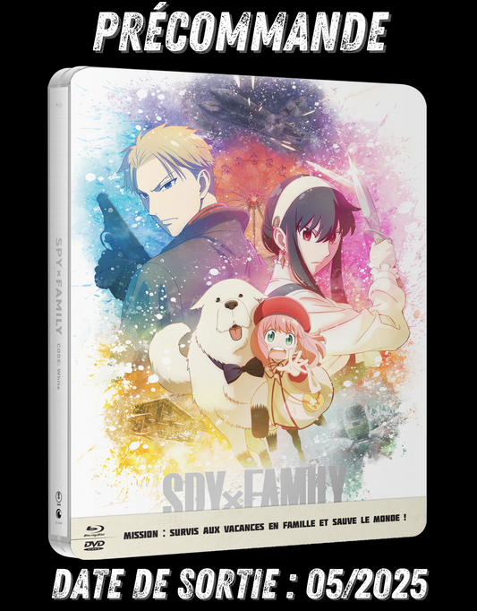 052025 Spy X Family Code : White Le Film Steelbook Combo Blu-ray DVD