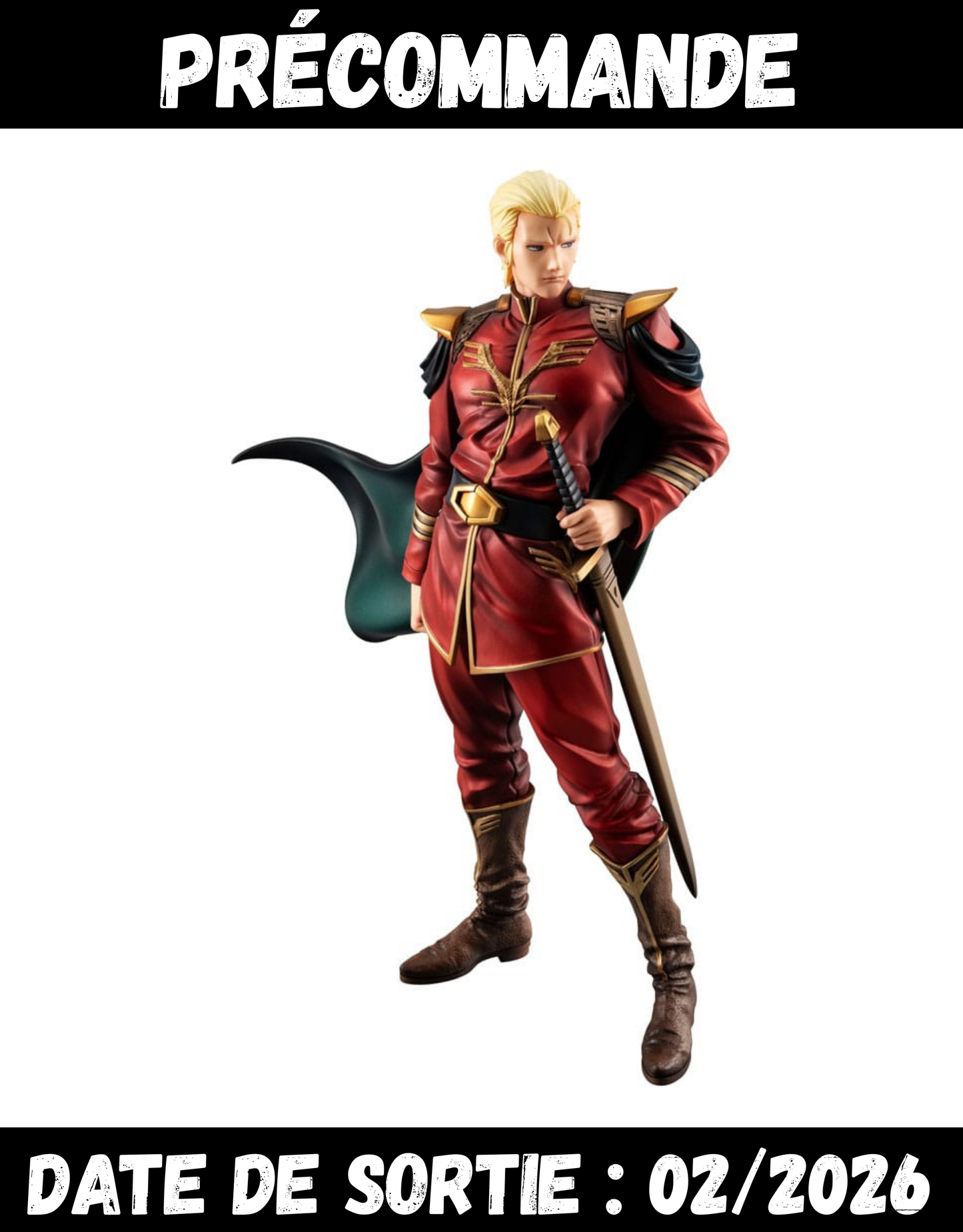 022026 - Mobile Suit Gundam - Char´s Counterattack General Char Aznable - Statuette Megahouse