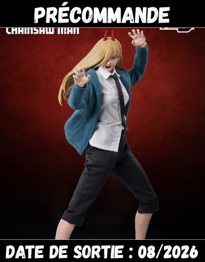 082026 - Chainsaw Man - Power - Figurine Articulée Three Zero