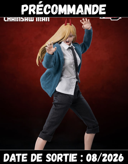 082026 - Chainsaw Man - Power - Figurine Articulée Three Zero