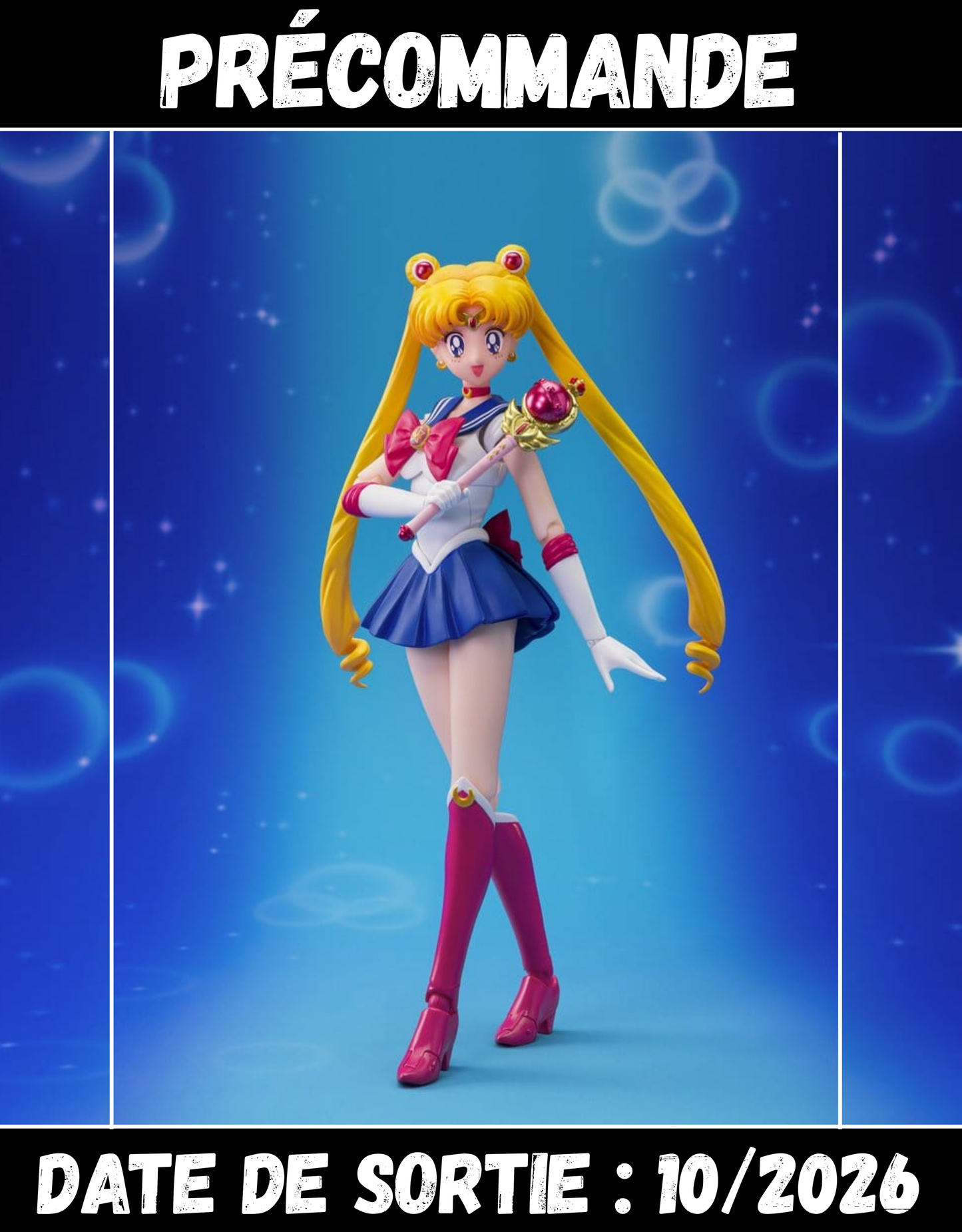 102026 - Sailor Moon - Sailor Moon (Crystal Star Compact Edition) - Figurine Articulée Tamashii Nation
