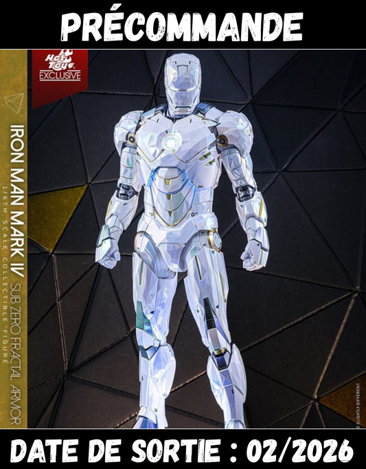 022026 - Iron Man 2 - Iron Man Mark IV (Sub-Zero Fractal Armor) - Figurine Articulée Hot Toys