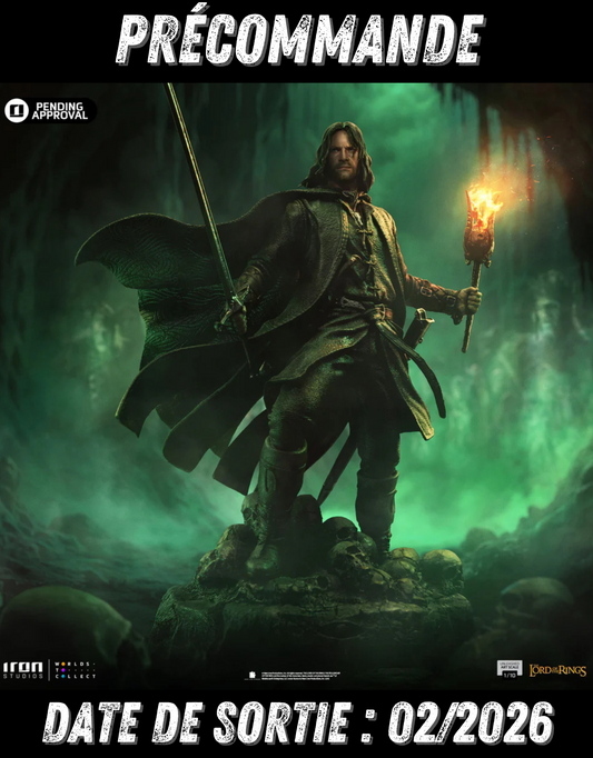 022026 - Seigneur des Anneaux - Aragorn (Unleashed) - Statuette Iron Studio