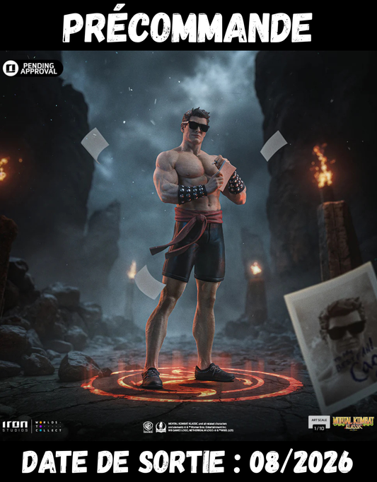 082026 - Mortal Kombat - Johnny Cage - Statuette Iron Studio