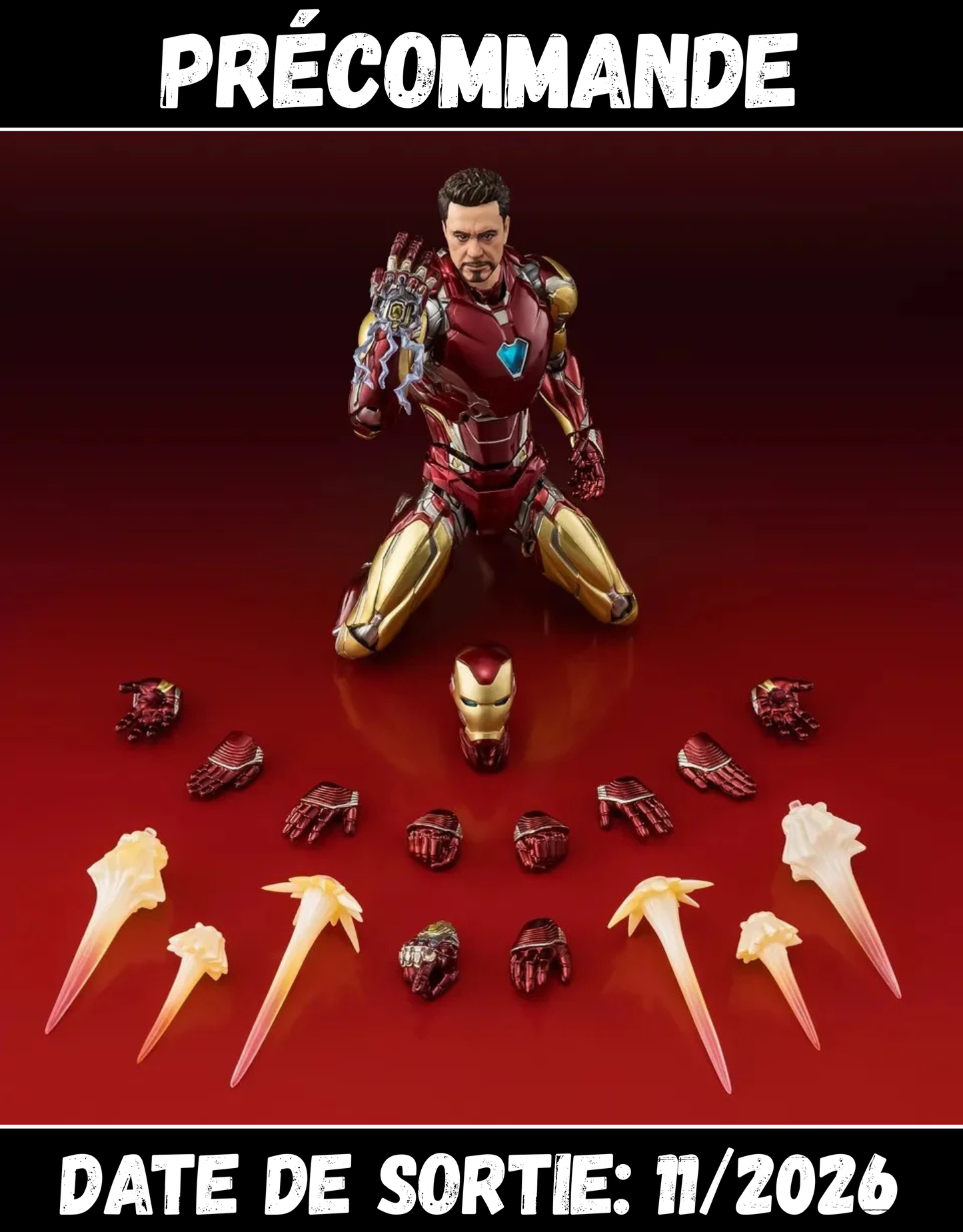112026 - Marvel - Iron Man 'Mark 85' (Infinity Saga) - Figurine Articulée Tamashii Nation