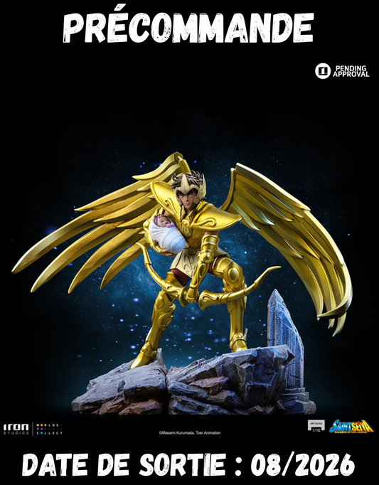 082026 - Saint Seiya - Sagittarius Aiolos - Statuette Iron Studio