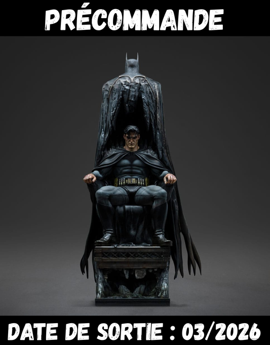 032026 - DC Comics - Batman & Bruce Wayne - Statuette Iron Studio
