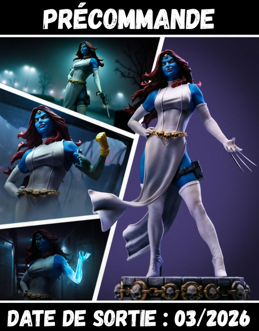 032026 - Marvel Comics - Mystique - Statuette Iron Studio