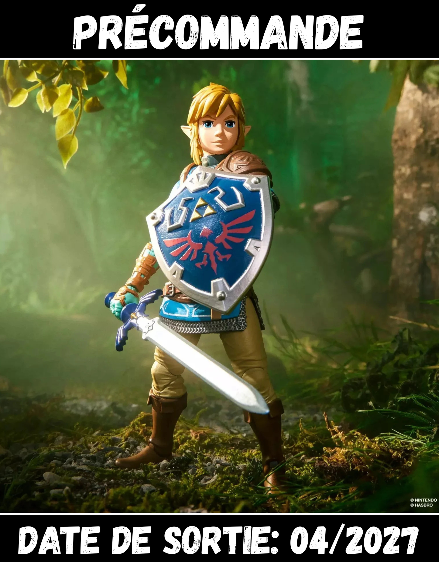 042027 - The Legend of Zelda - Link (Tears of Kingdom Ver.) - Figurine Articulée Hasbro