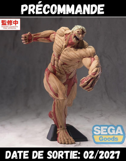 022027 - L'Attaque des Titans - Reiner Braun Armored Titan Ver. - Figurine Sega Goods