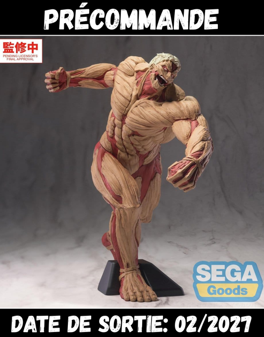 022027 - L'Attaque des Titans - Reiner Braun Armored Titan Ver. - Figurine Sega Goods