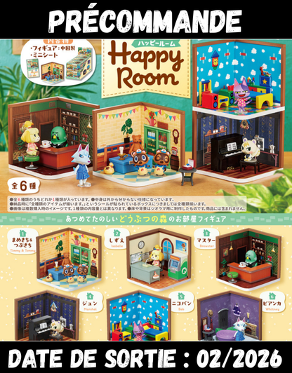 022026 - Animal Crossing - Happy Room (Set Complet) - Boîte Mystère Re-Ment