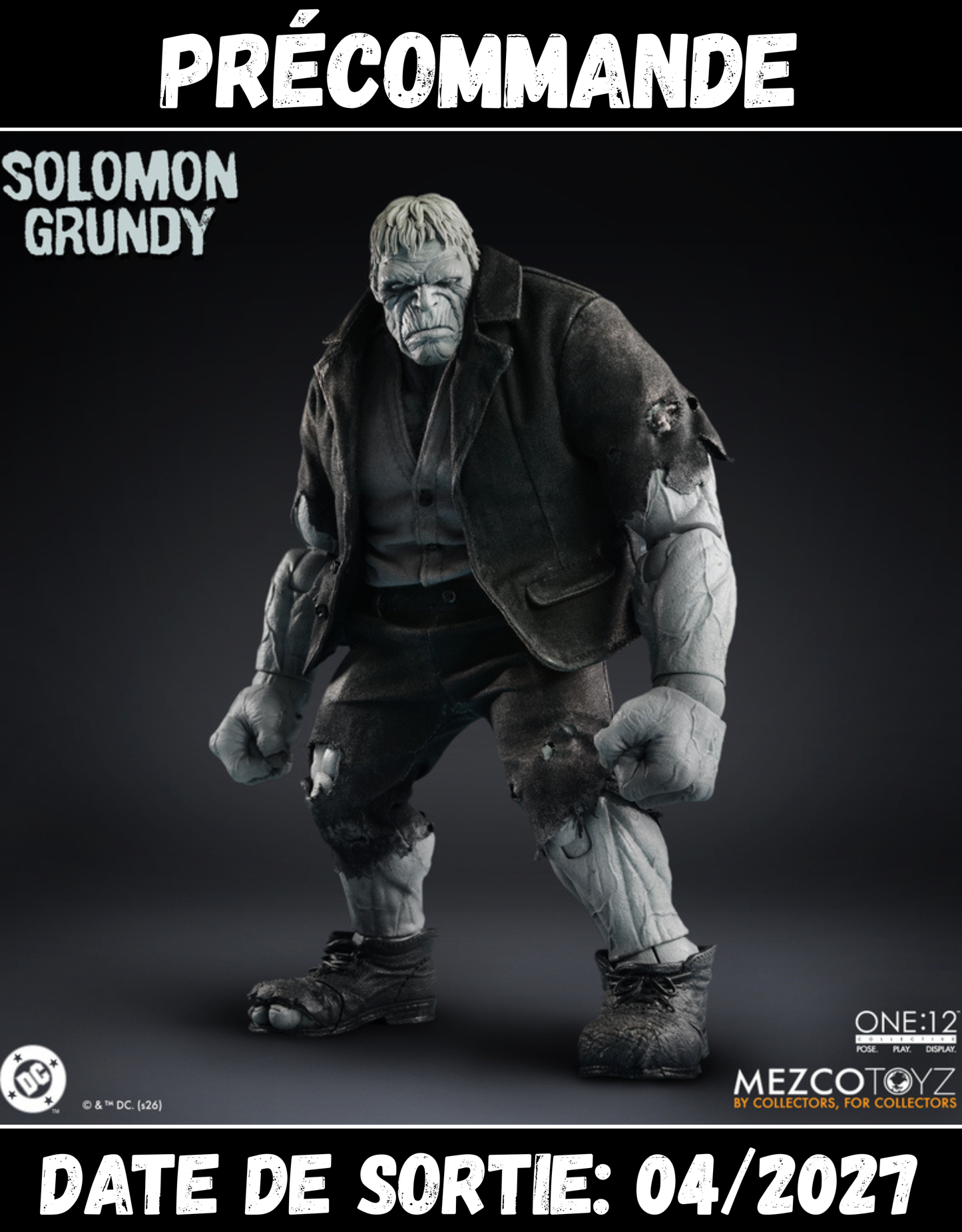 042027 - DC Comics - Solomon Grundy - Figurine Articulée Mezco Toys