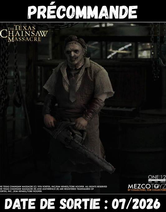 072026 - Massacre à la tronçonneuse (2003) - Leatherface - Figurine Articulée Mezco Toys