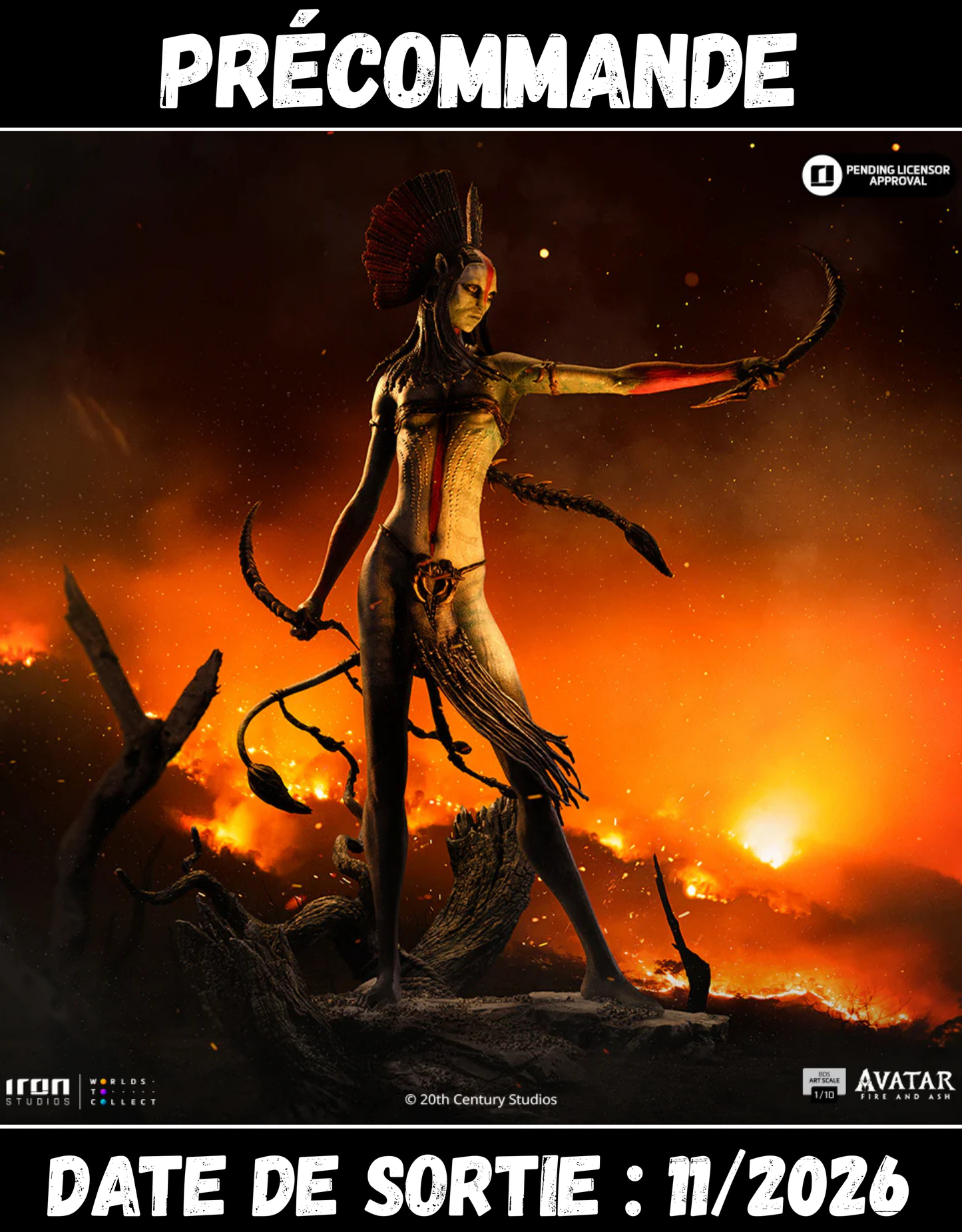 112026 - Avatar 3 - Varang - Statuette Iron Studio