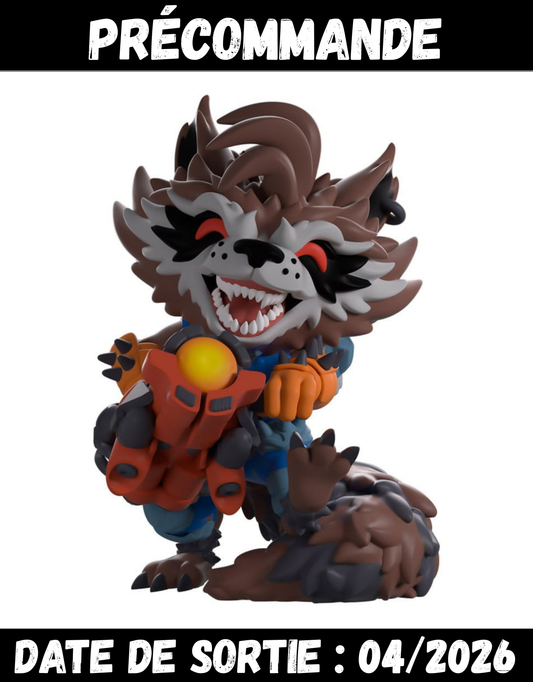 042026 - Marvel Rivals - Rocket Raccoon - Figurine Youtooz