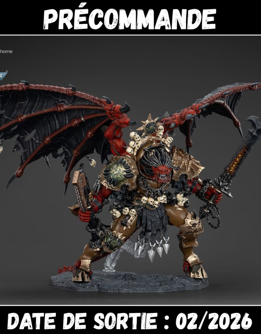 022026 - Warhammer 40k - World Eaters Angron Daemon Primarch of Khorne - Figurine Articulée JoyToy