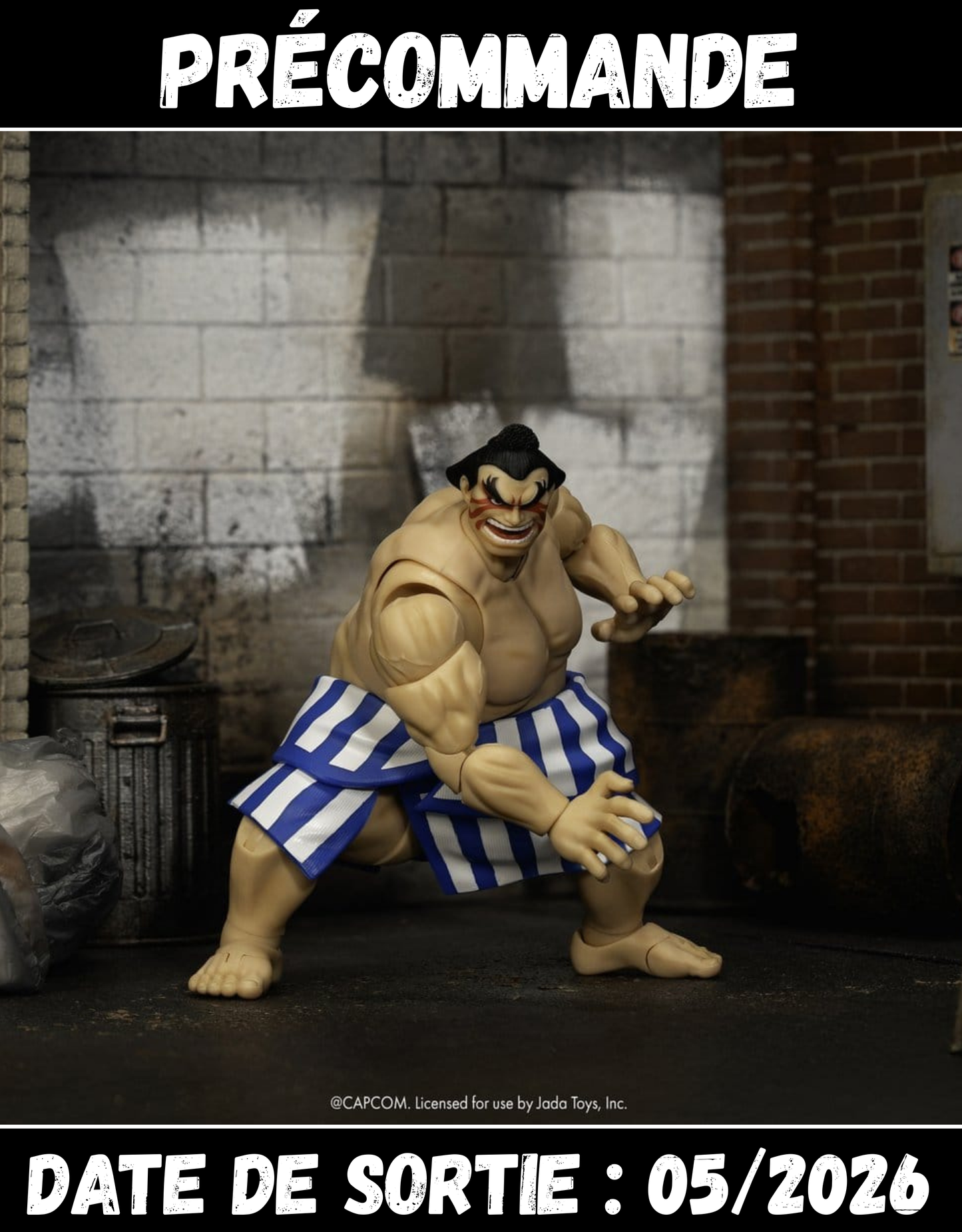 052026 - Ultra Street Fighter II - E. Honda - Figurine Articulée Jada
