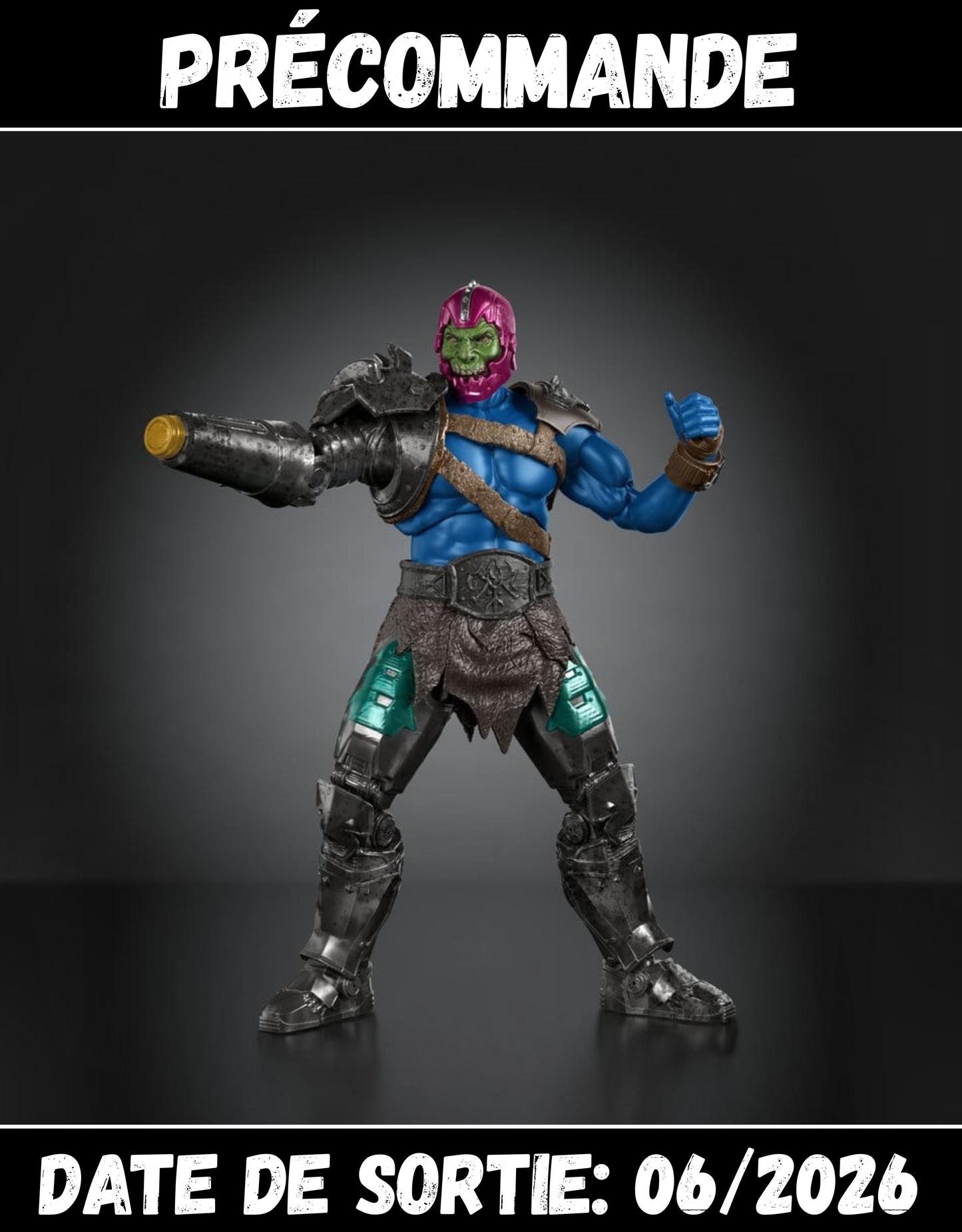 062026 - Masters of the Universe 2026 - Trap Jaw (Movie Chronicles) –  Figurine Articulée Mattel