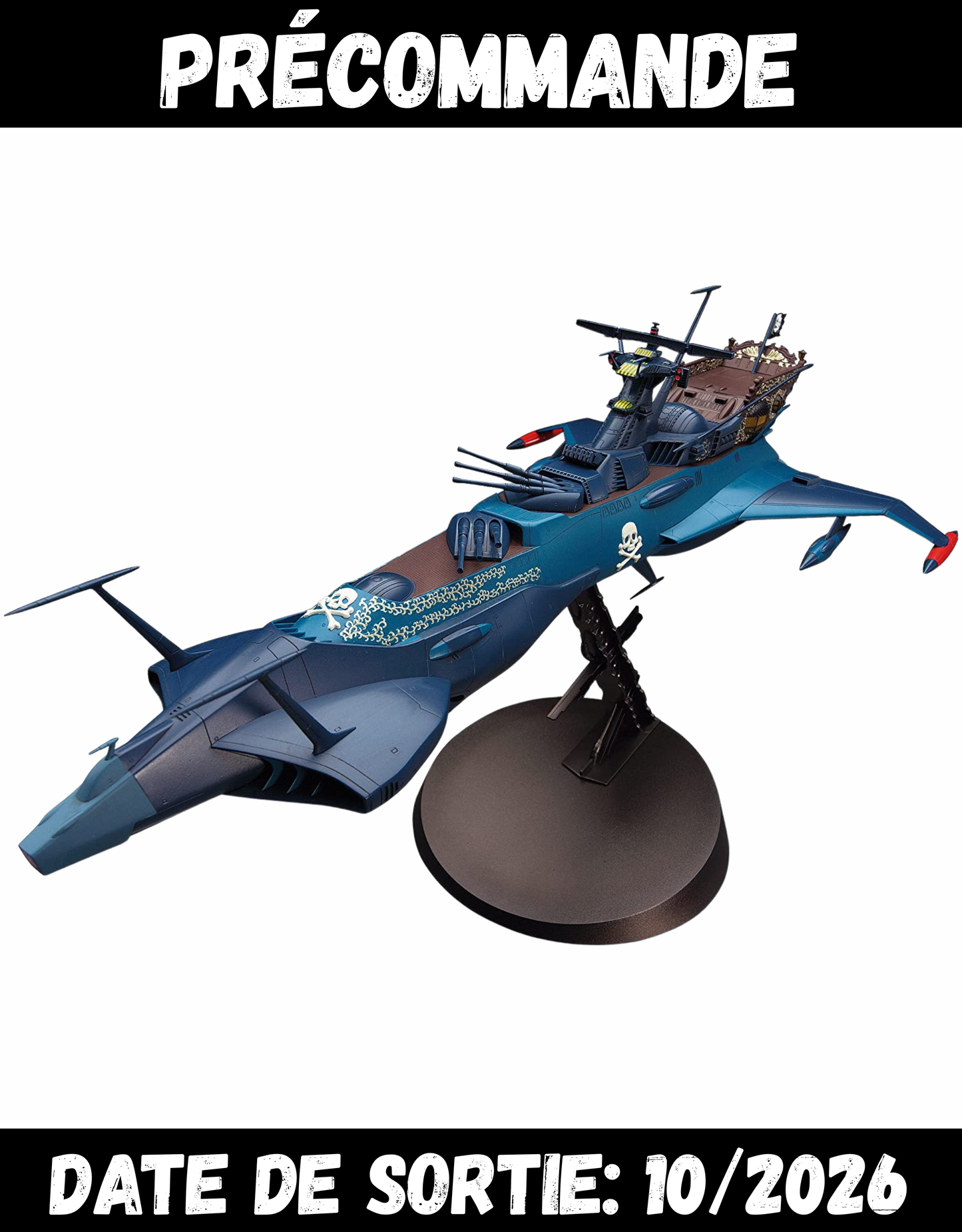 102026 - Albator - Arcadia Phantom Death Shadow - Model Kit Hasegawa