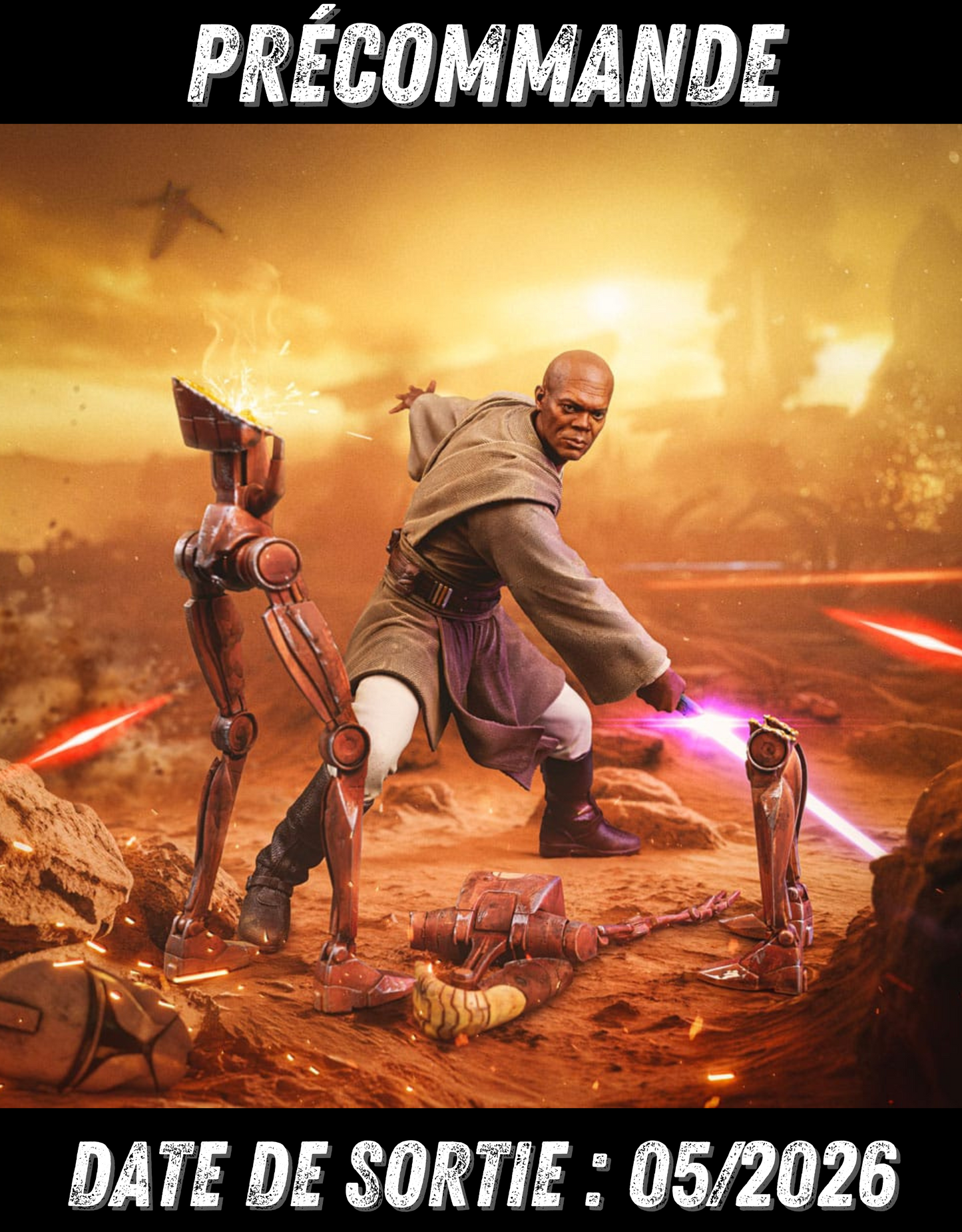 052026 - Star Wars - Mace Windu - Statuette Iron Studio