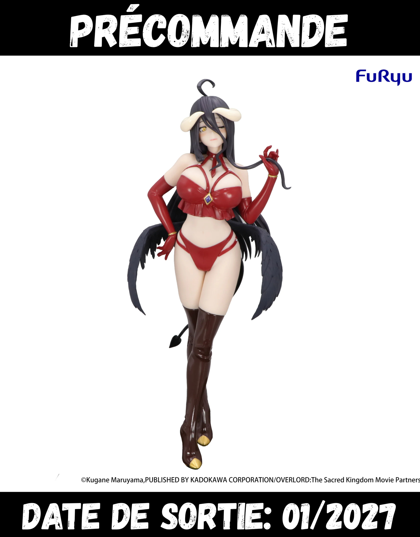 012027 - Overlord - Albedo (Bicute Dark Red Version) - Figurine FuRyu