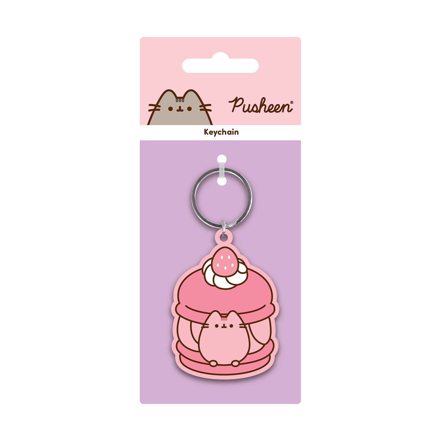 Pusheen – Macarons – Porte-clés en PVC officiel
