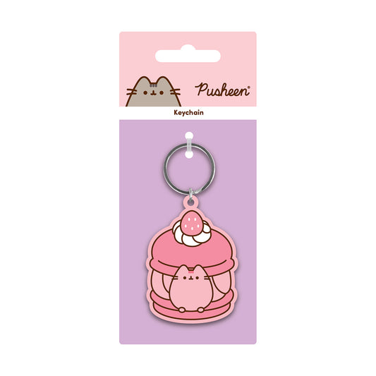 Pusheen – Macarons – Porte-clés en PVC officiel