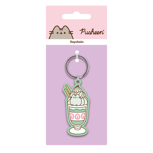 PUSHEEN – Porte-clés Glace en PVC – Officiel
