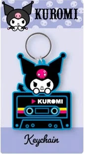 Kuromi - Bleu - Porte-clés en Caoutchou