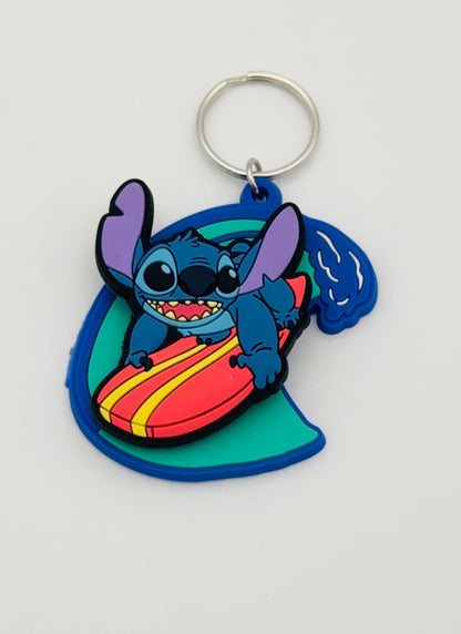 DISNEY – Porte-clés Stitch Surf 3D Spinner – Officiel