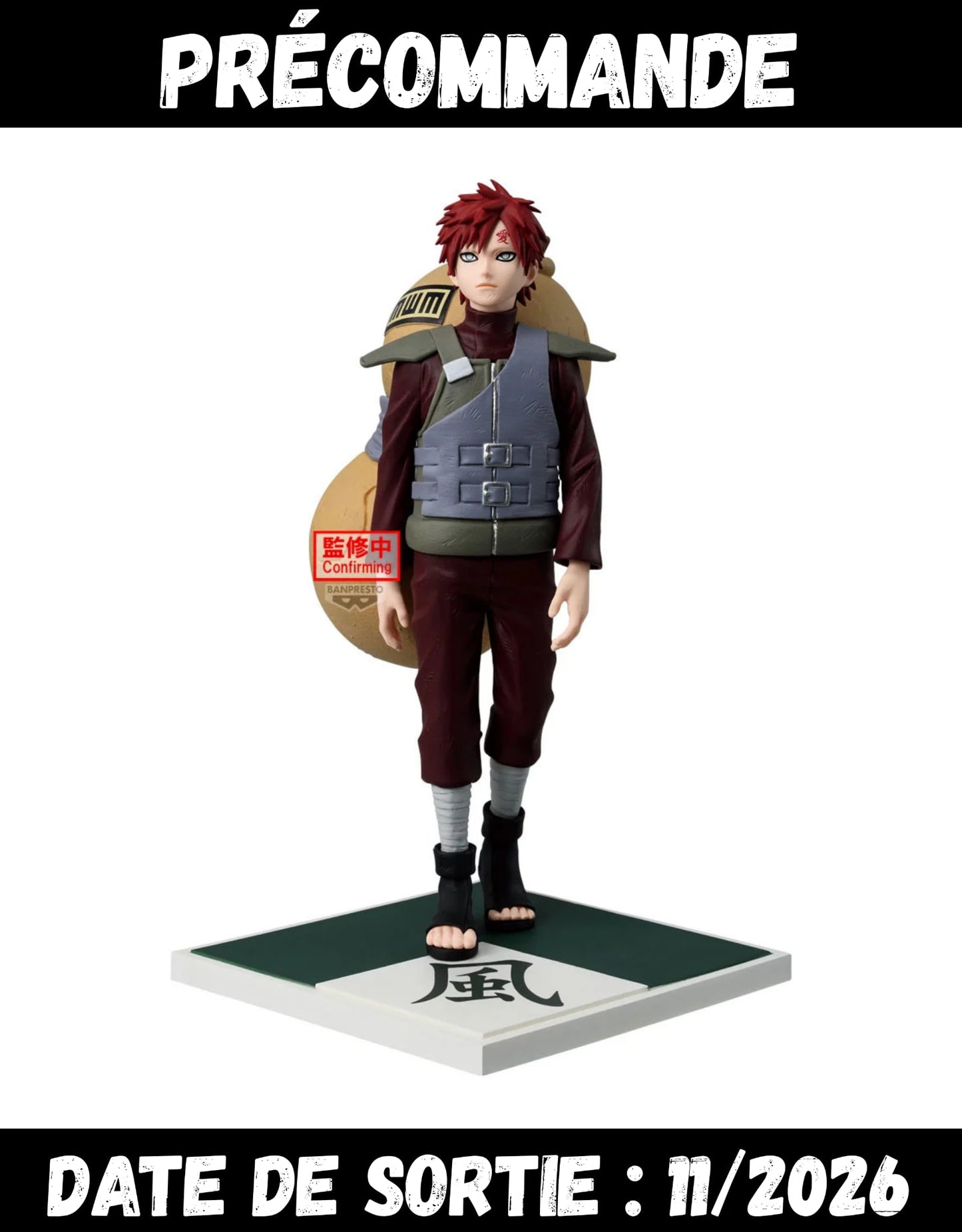 112026 Gaara  – Figurine Naruto Shippuden Officielle