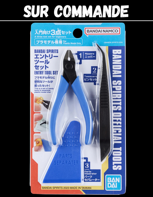 Pack de démarrage pour Gunpla (Nipper Bandai Spirits Entry Tool Set) - Outil Bandai Model Kit