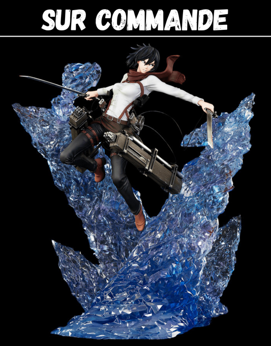 Sur Commande - Attaque des Titans -  Mikasa Ackerman - Statuette Kitsune Statue
