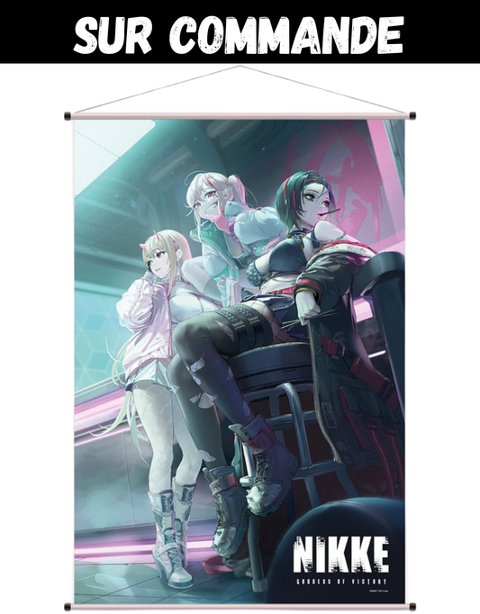 Sur Commande - Goddess of Victory: Nikke - Viper, Jackal & Crow - Wallscroll Sakami