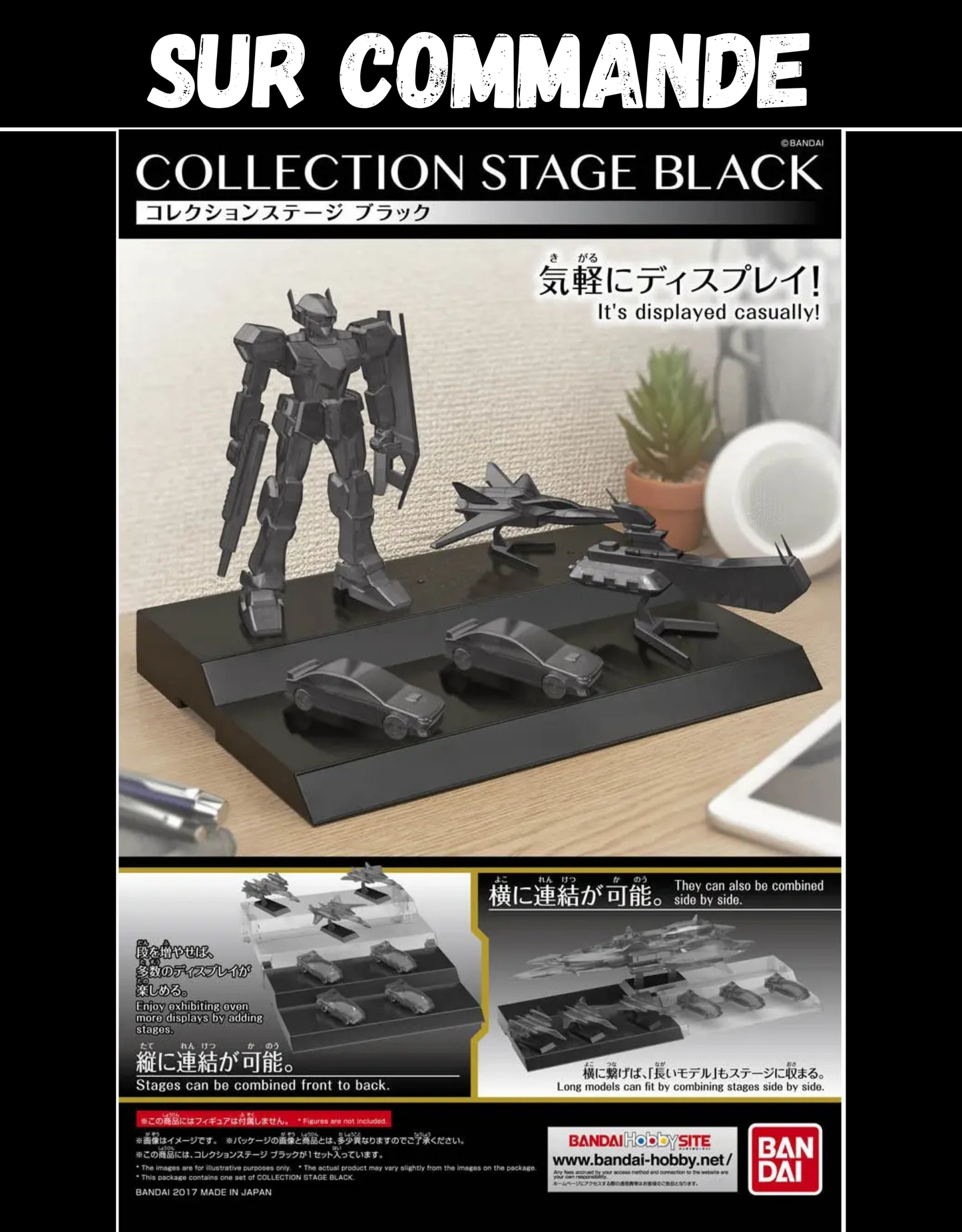 Collection Stage (Noir) - Accessoire Bandai Model Kit