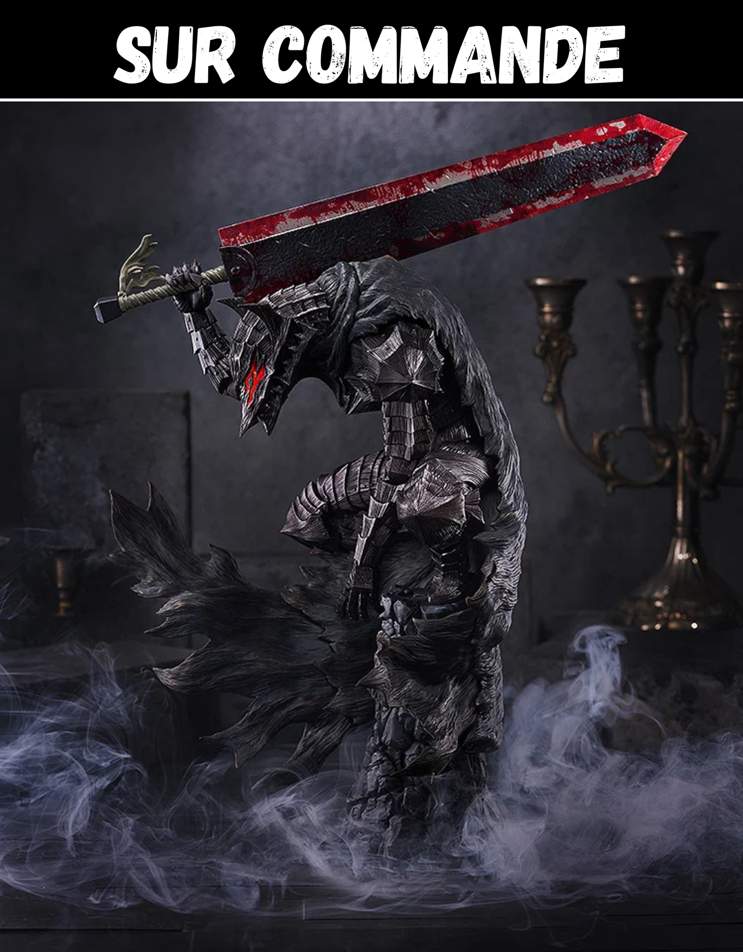 Sur Commande - Berserk - Guts (Berserker Armor) XL Size - Statuette Good Smile Company