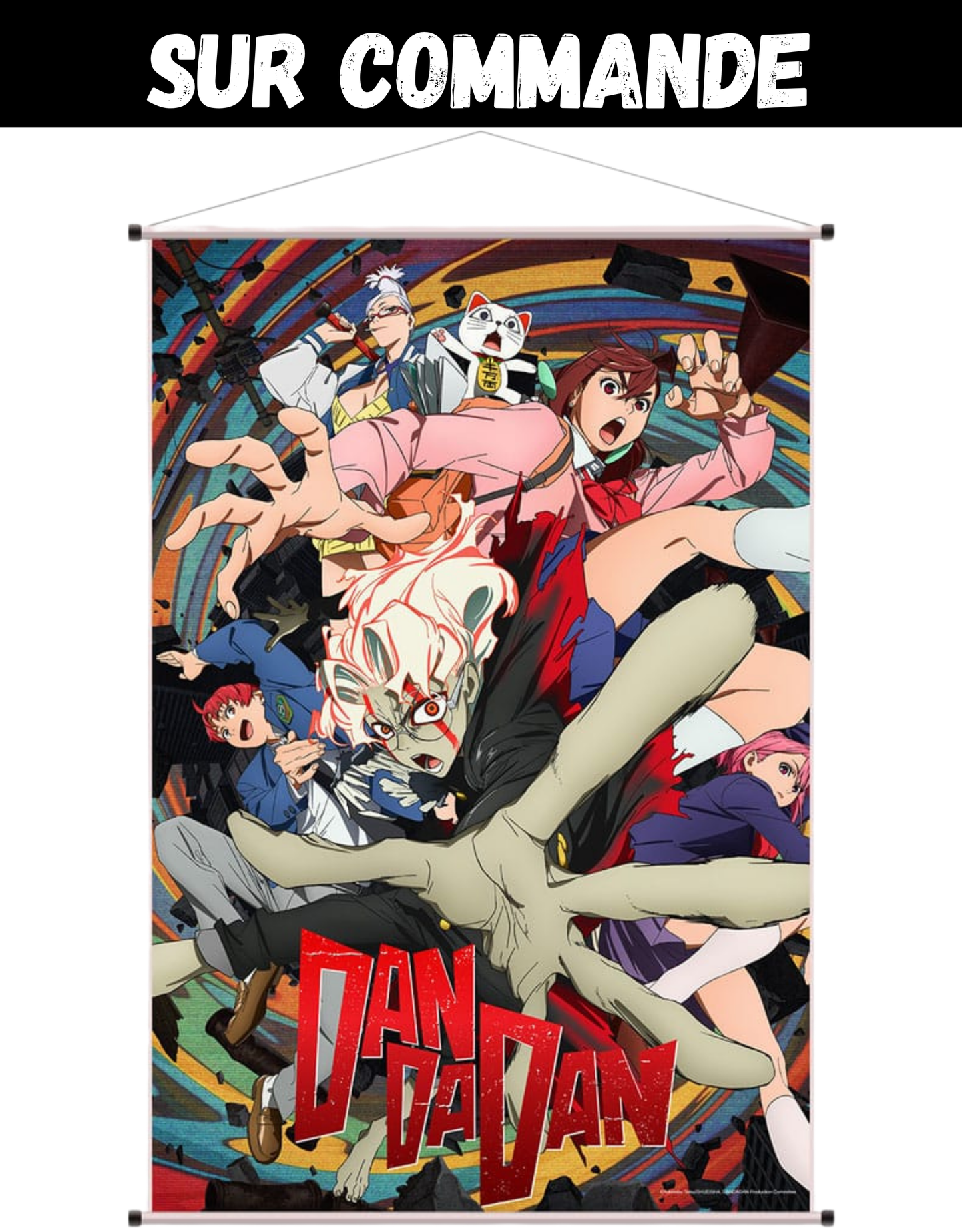 Sur Commande - Dandadan - Okarun & Friends - Wallscroll Sakami