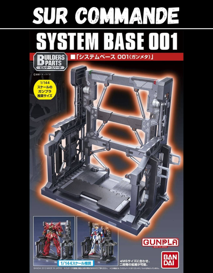 System Base 1 (Gun Metal Ver.) - Accessoire Bandai Model Kit