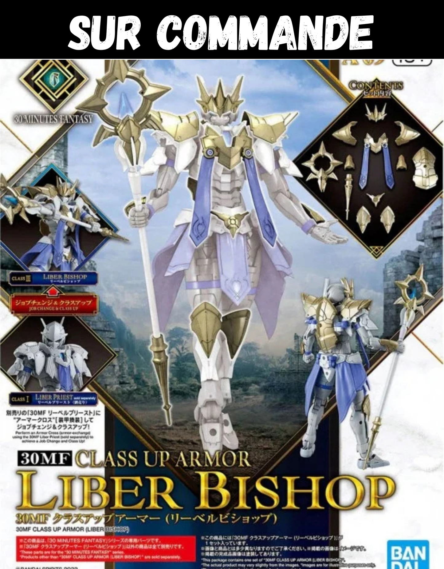 30Minutes Fantasy - Class up Armor (Liber Priest) - Model Kit